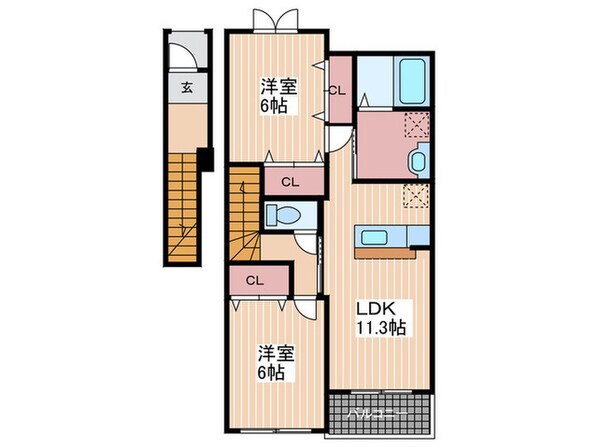 ラフィネの物件間取画像